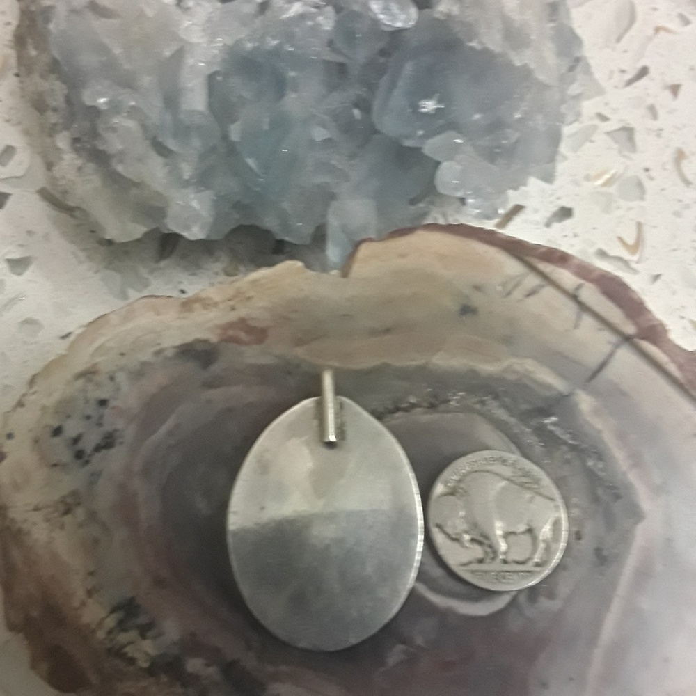 π«SOLDπ«Vintage Sterling Zuni Butterfly Pendant - Picture 2 of 7